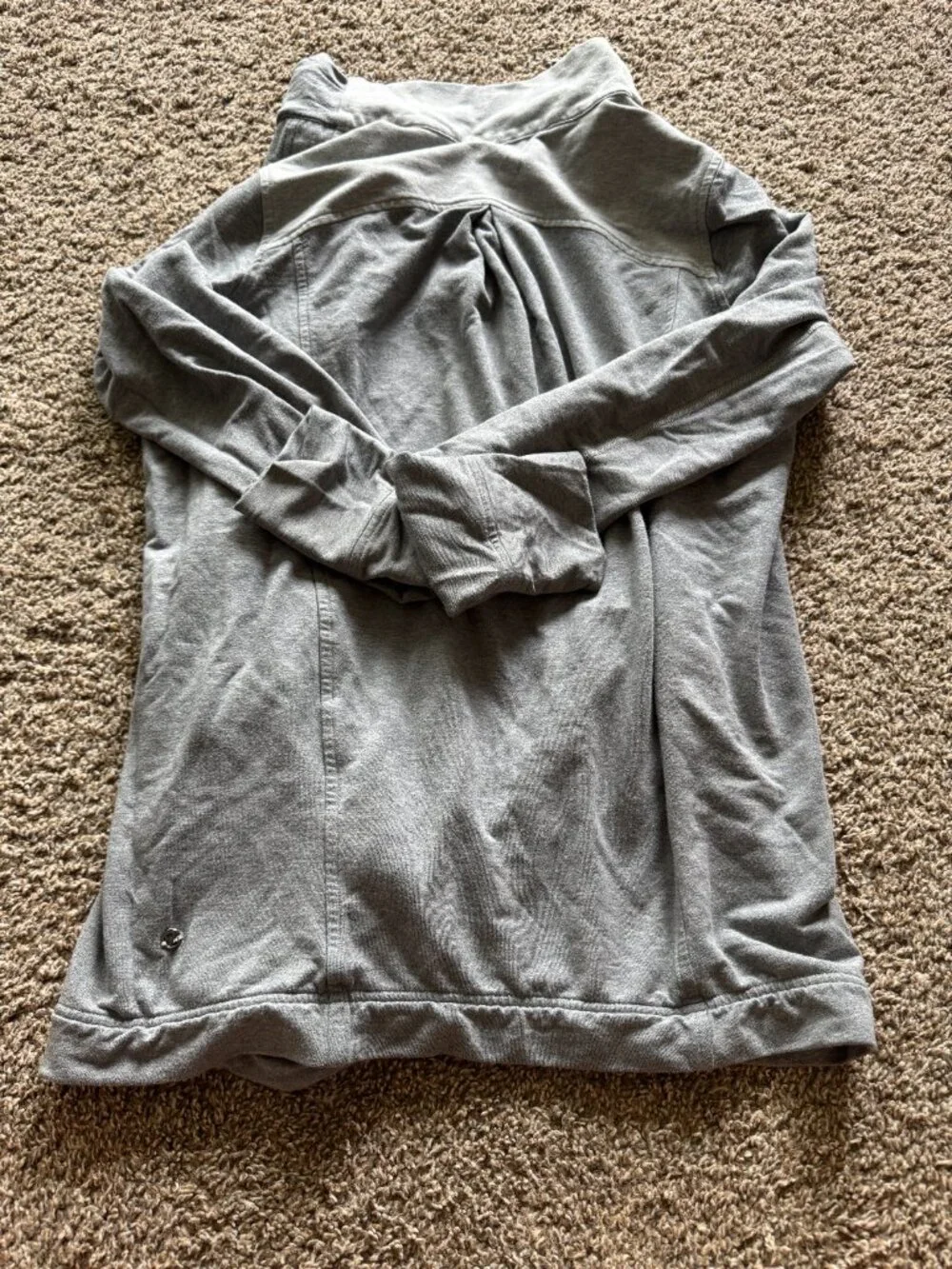Lululemon Coast Wrap Jacket Heathered Gray Size 8